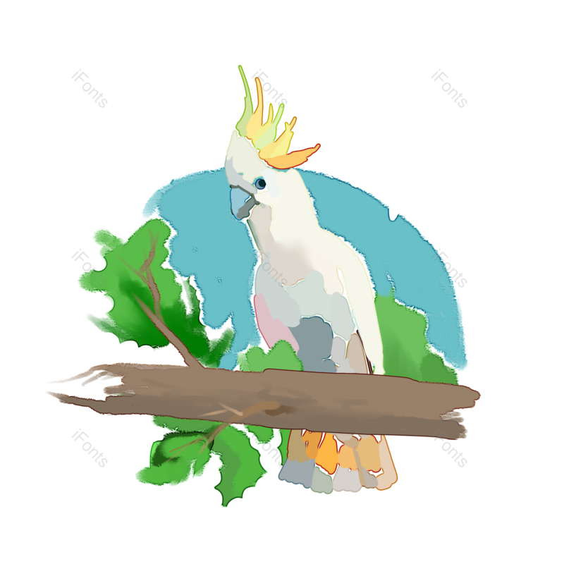 元素图片,卡通元素,清新PNG,水彩免抠素材